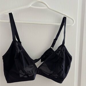 knix Black Mesh wireless Bralette XXXXL+